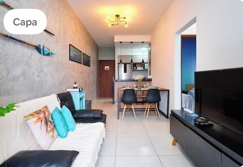  Modern apartment with barbecue near the seafront