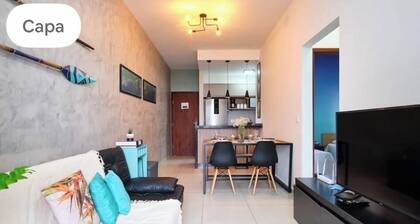  Modern apartment with barbecue near the seafront