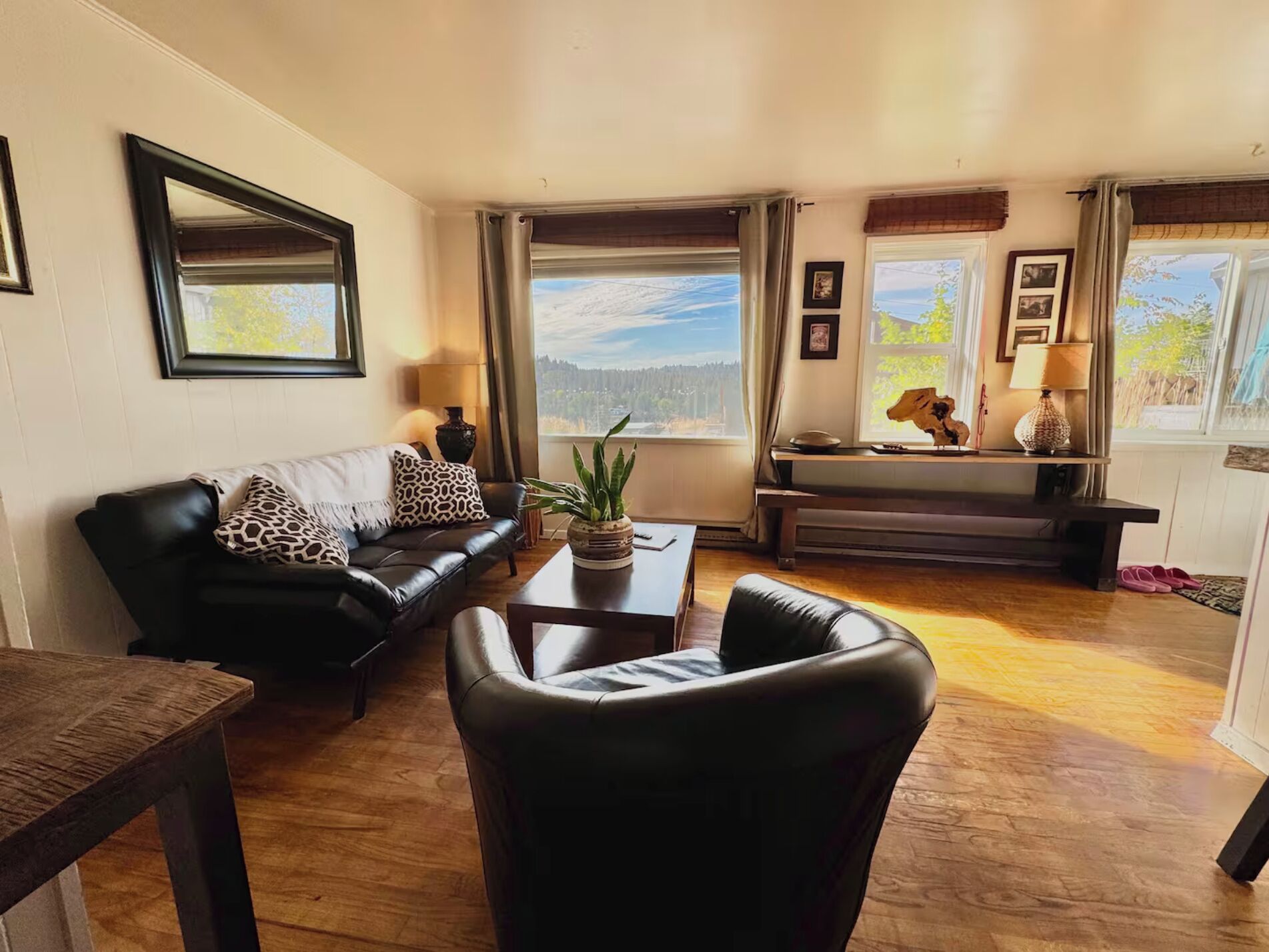 Smart TV, books, stereo