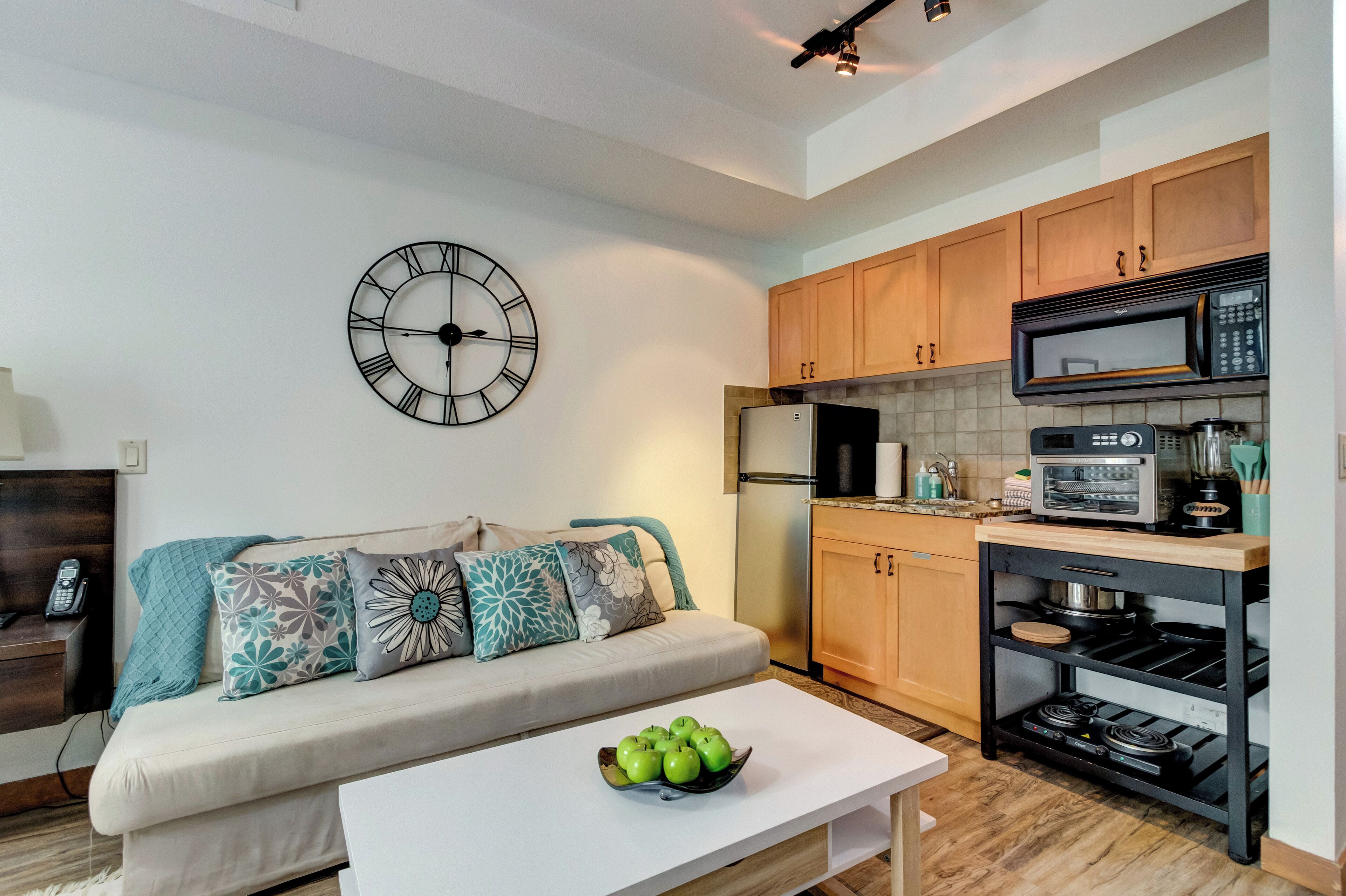 TV connectée, cheminée