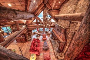 Interior - 8BR Lakefront Lodge| Hot Tub, Dock, Mountain Views (Topton)