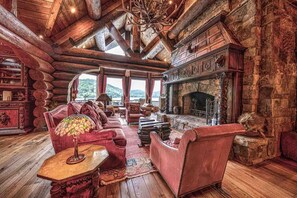 Interior - 8BR Lakefront Lodge| Hot Tub, Dock, Mountain Views (Topton)