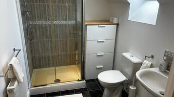 Shower, hair dryer
