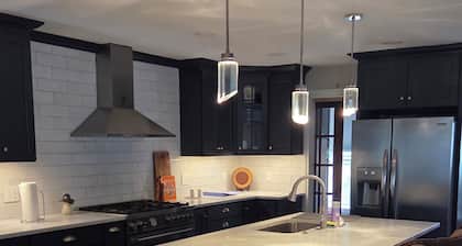 Open floor plan-historic Elmwood Village, Buffalo area-gated off-street parking