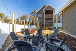 Terrace/patio - Bourbon & Bubbles with Speakeasy & Hot Tub  in Downtown Southern Pines!  (Southern Pines)