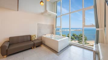 Kamar Basic, 1 kamar tidur (502(Ocean View / Spa / Duplex)) | 1 kamar tidur dan Wi-Fi gratis