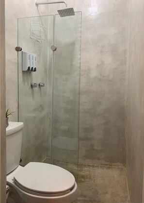 Haartrockner, Handtücher, Seife, Shampoo