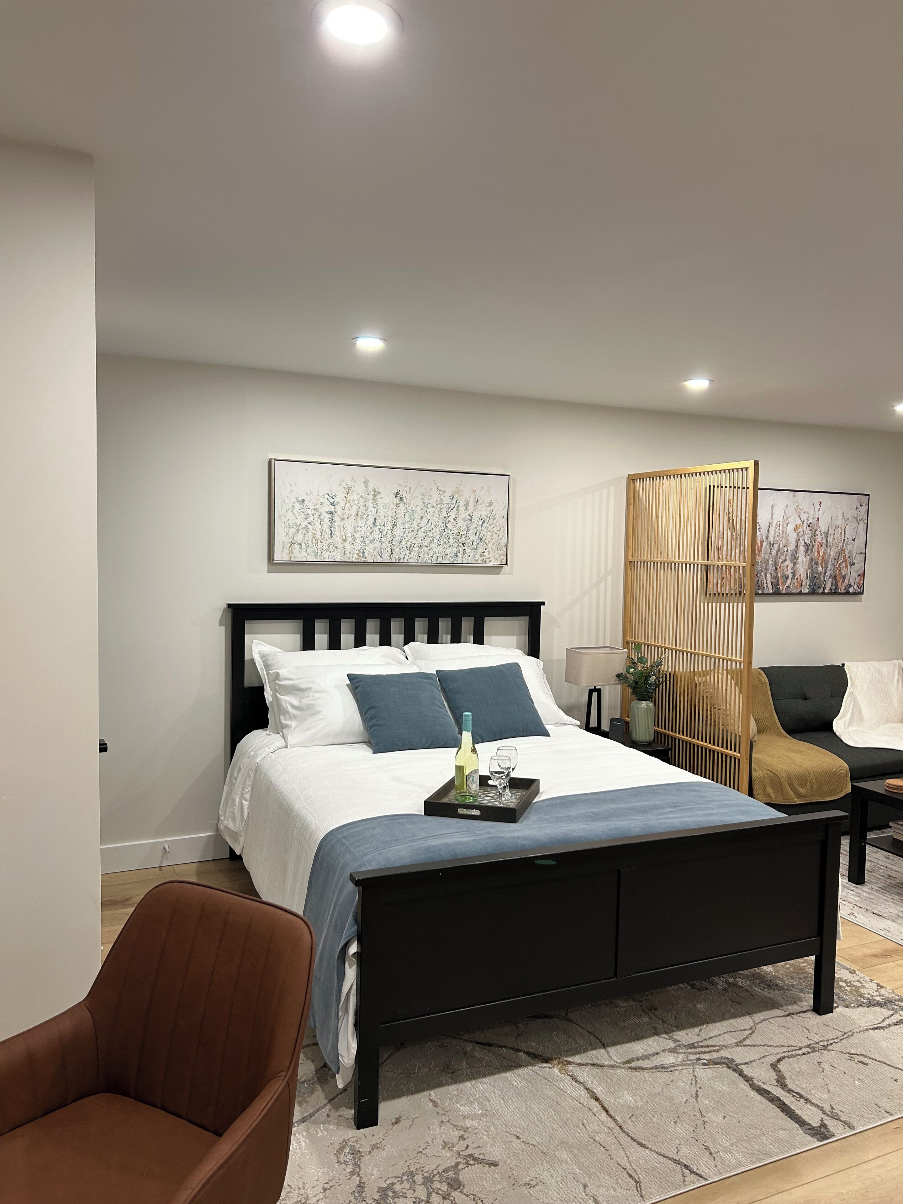 1 chambre, fer et planche à repasser, Wi-Fi, draps fournis