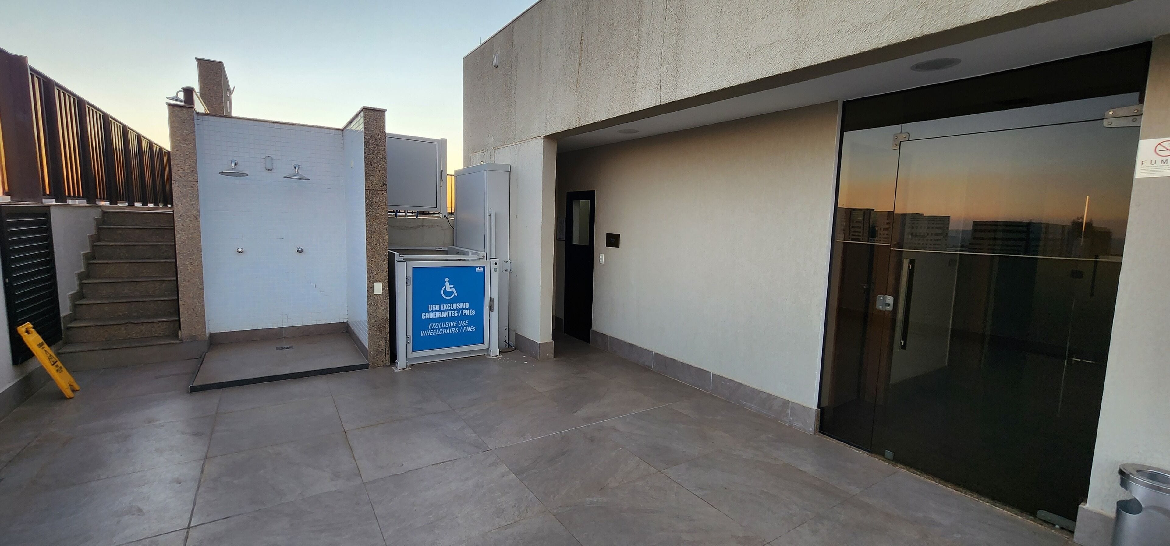 Terraço na cobertura