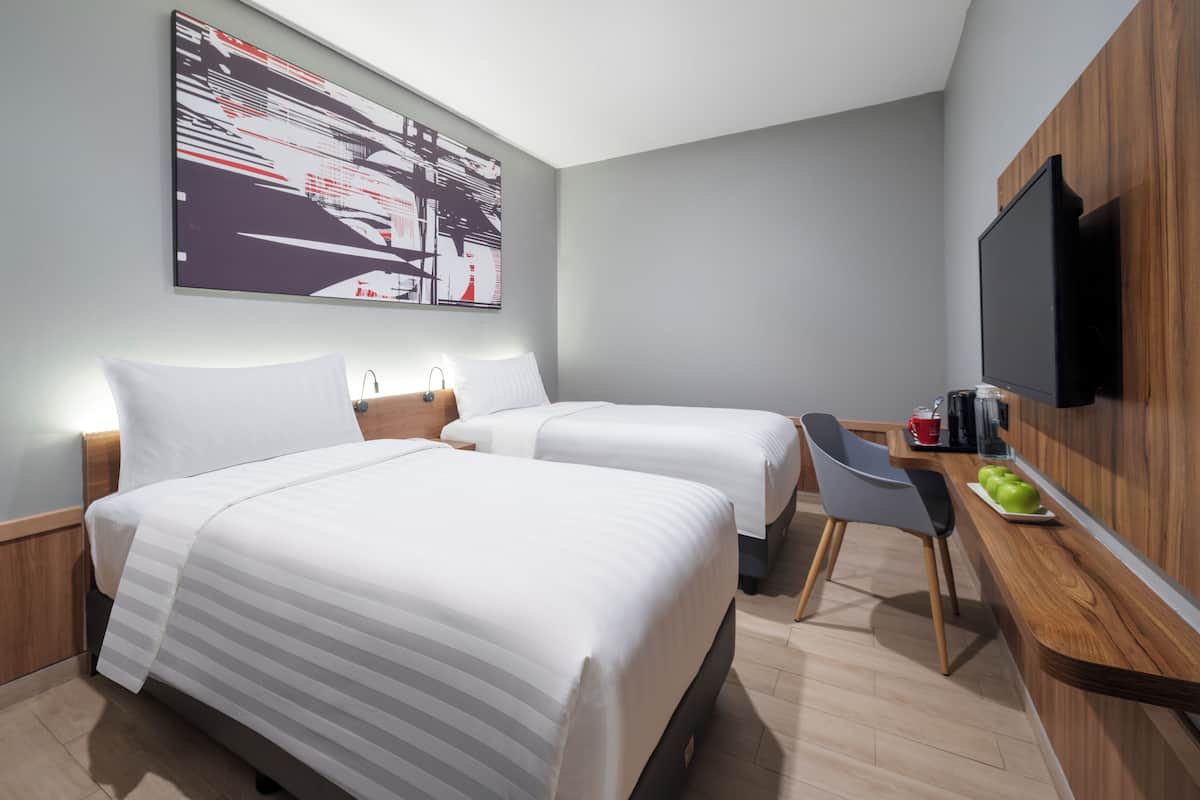 In-room safe, laptop workspace, free WiFi, bed sheets