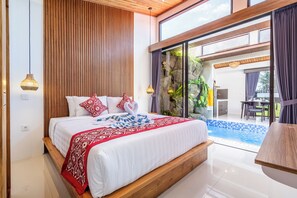 Vila, 1 quarto, vista para a piscina | 1 quarto, Wi-Fi de cortesia