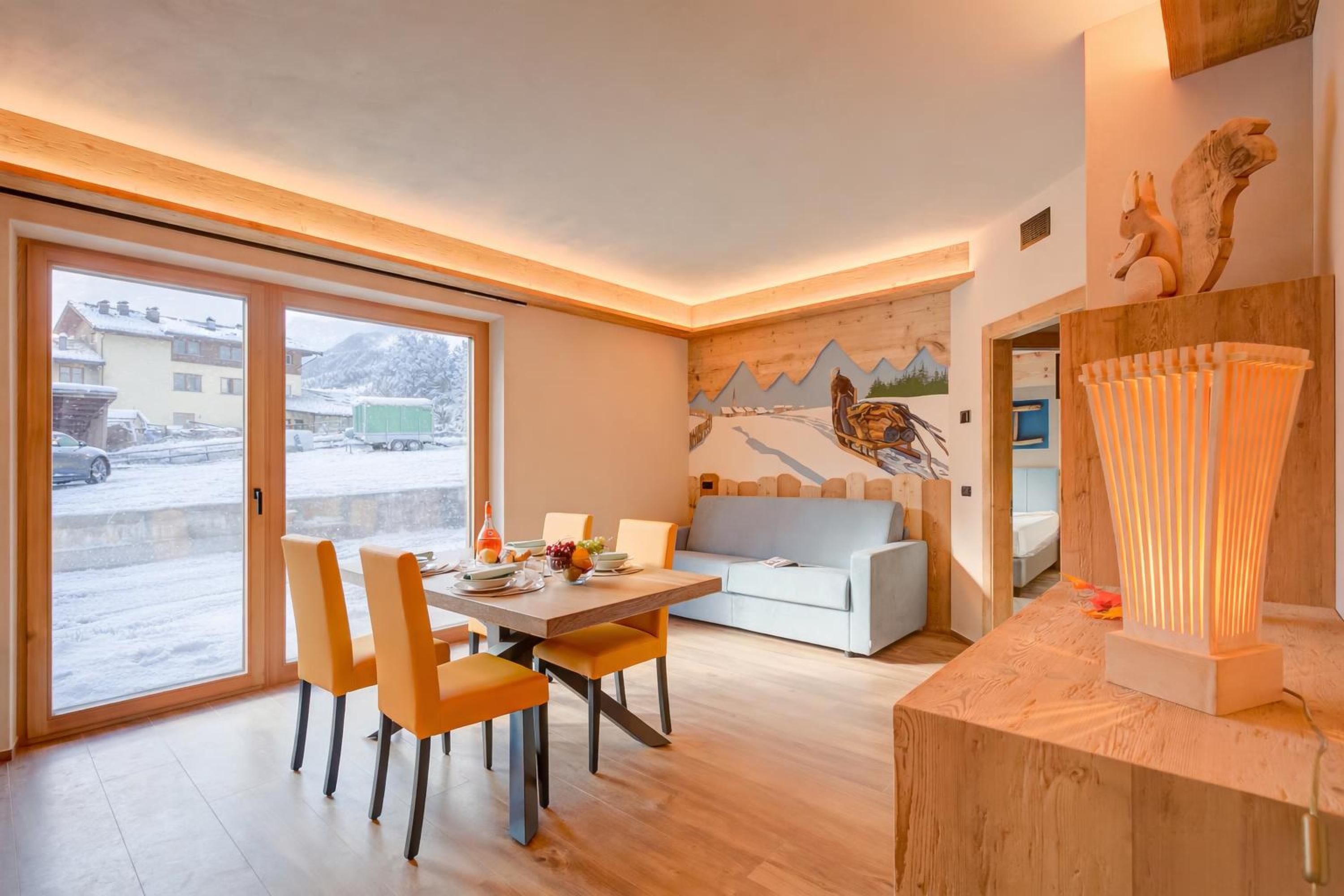 Living and dining room