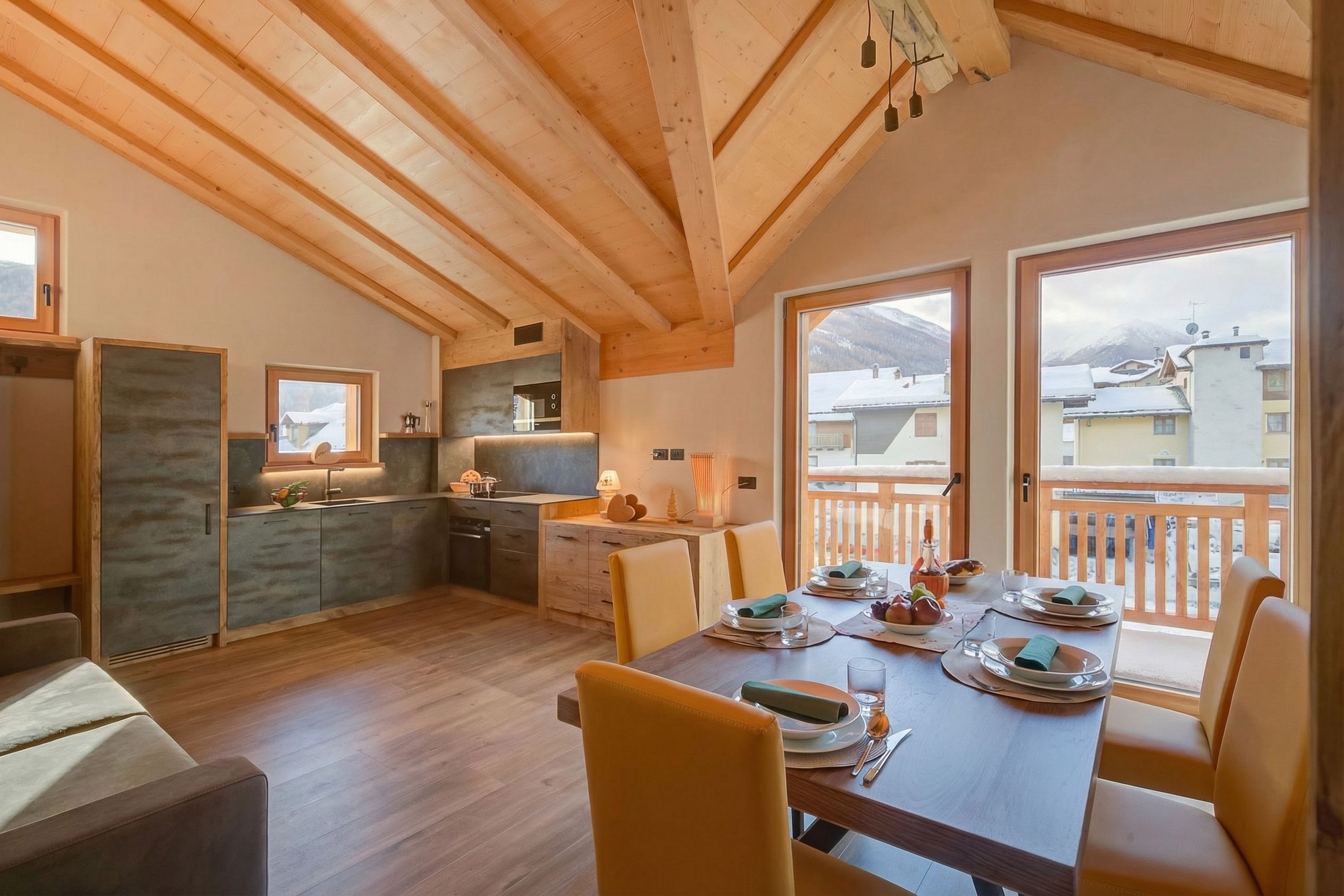 Living and dining room