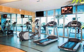 Fitness facility - Luxury Panoramic Full Sea View Ocean Heights 1-bedroom (Dubai)