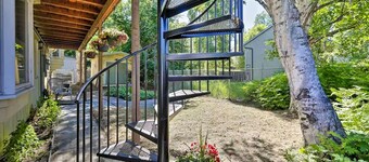 Cozy downstairs studio with board games, streaming, and nearby activities