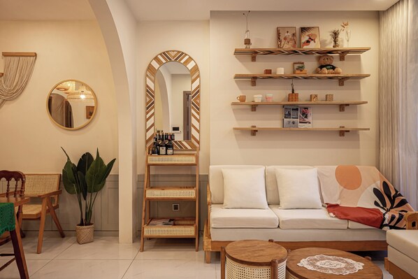 Family Apartment, 2 Bedrooms, Balcony, Courtyard View | Room amenity