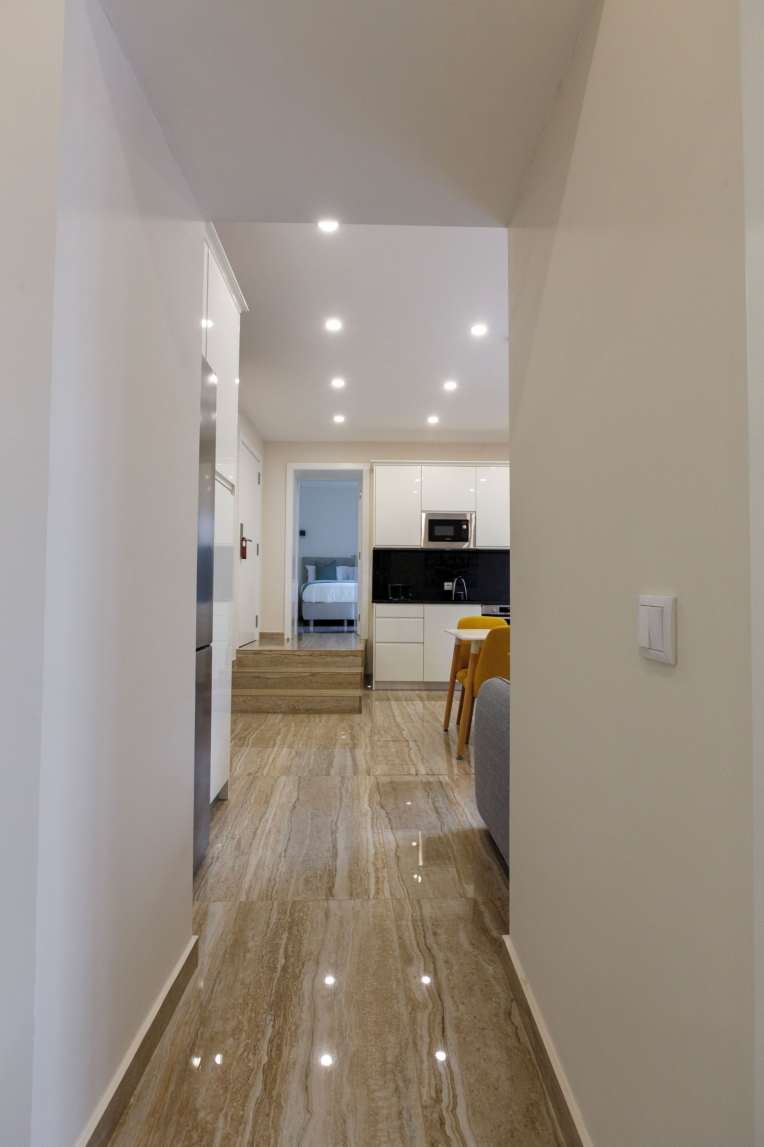 奢华公寓, 2 间卧室, 阳台, 城市景观 | 起居区 | 4055-英寸智能电视（配备数码频道）