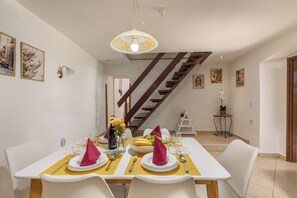 Family House, Multiple Bedrooms (House Papinka with Private Pool &) | Dining - House Papinka With Private Pool & Garden (Sveta Nedelja)
