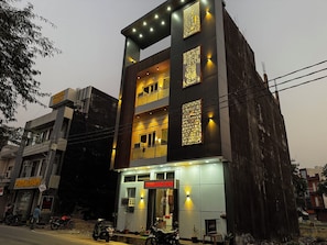 Voorkant van accommodatie