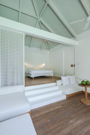 Deluxe Villa, 1 Bedroom, Patio, Pool View | Egyptian cotton sheets, premium bedding, memory-foam beds, free WiFi - Sacred and Temple Bungalow (Canggu)