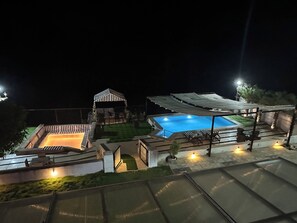 Pool - 3-bedroom farmhouse in charming Kharivali with AC, WiFi. Enjoy a cozy stay (Kharivali)