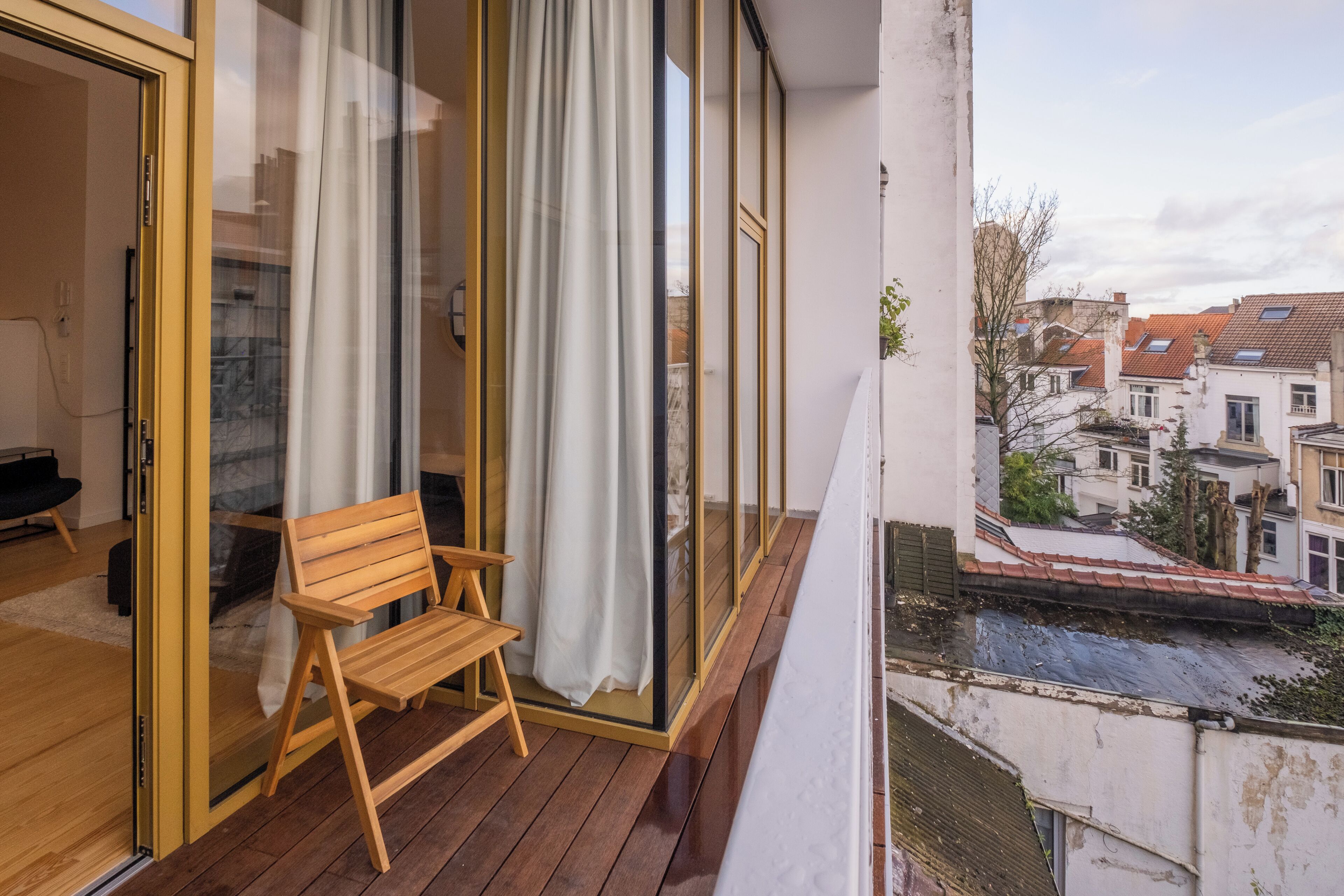Appartement, 1 slaapkamer, balkon, uitzicht op de stad | Balkon