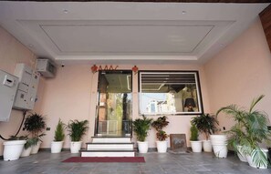 Façade de l’hébergement