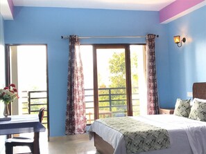 Standard Double Room, Balcony, Mountain View | 1 bedroom, desk, iron/ironing board, free WiFi