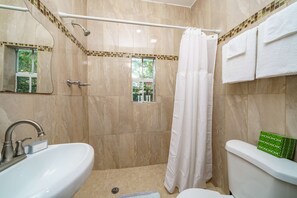 Shower, hair dryer - Bohemian House Steps From Uppe Buena Vista (Miami)