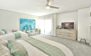 Desk, iron/ironing board, WiFi, bed sheets