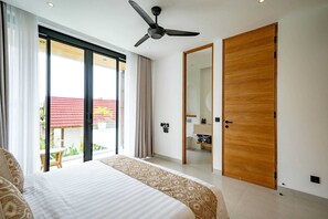 Luxury Villa, 2 Bedrooms, Patio, Pool View | 2 bedrooms, Egyptian cotton sheets, premium bedding, memory-foam beds - Loona Palm Villas Canggu (Canggu)