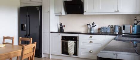 Microwave, oven, dishwasher, toaster