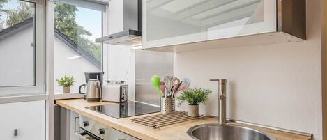 Kühlschrank, Ofen, Herdplatte, Geschirrspüler