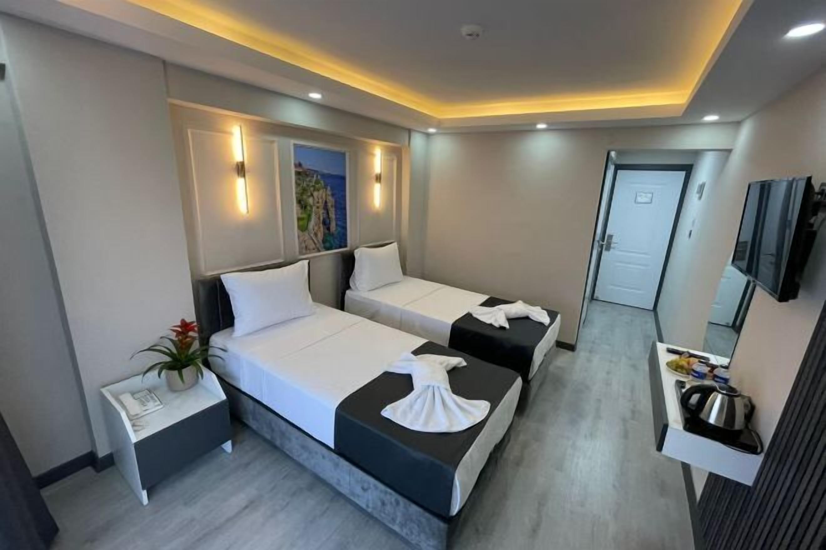 In-room safe, desk, soundproofing