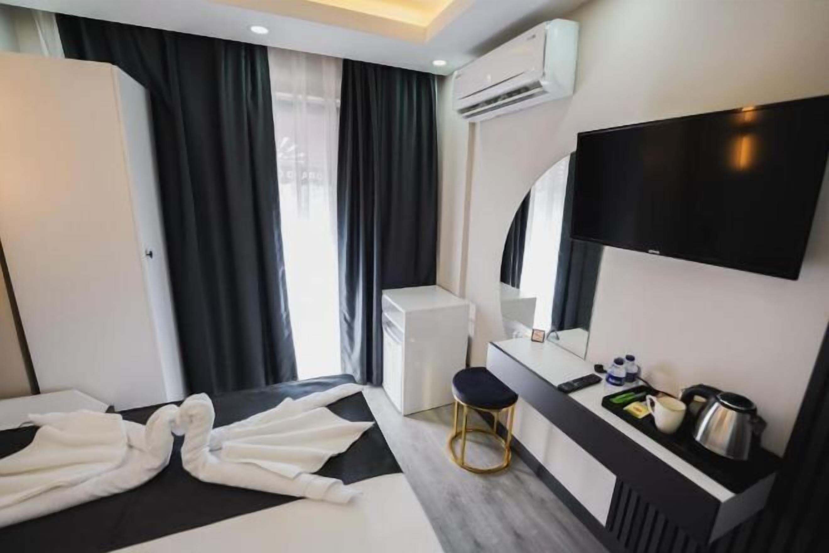 In-room safe, desk, soundproofing