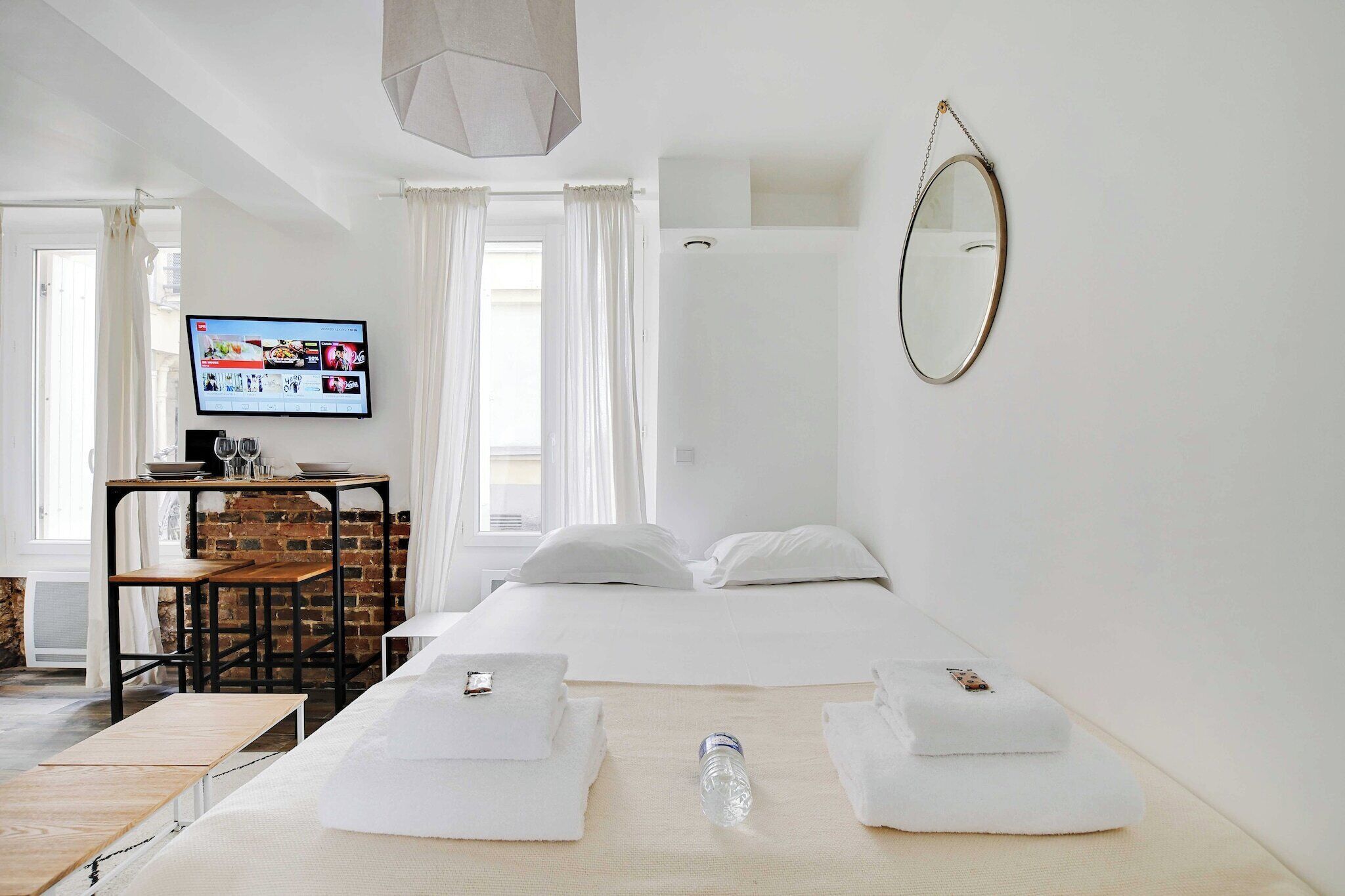 Desk, iron/ironing board, free WiFi, bed sheets