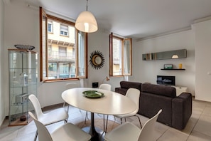 Apartment, Balcony | Living area | 24-inch LCD TV with digital channels