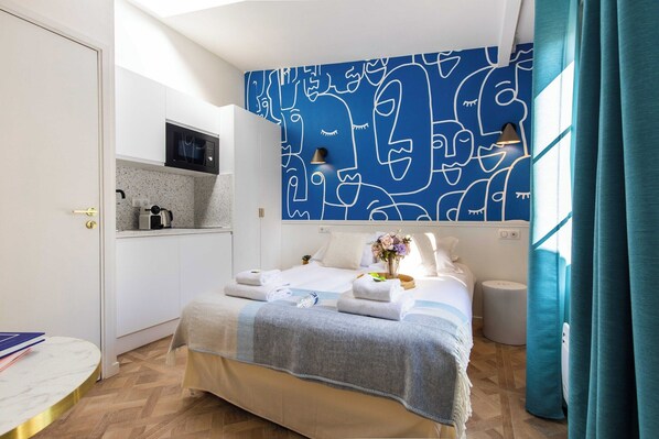 1 Schlafzimmer, Internetzugang, Bettwäsche