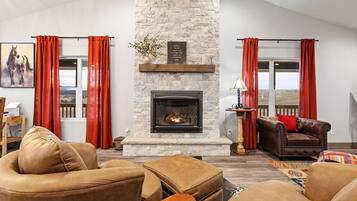 TV connectée, cheminée