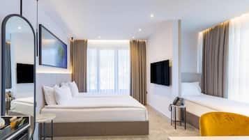 Superior Triple Room | Literie de qualité supérieure, matelas Select Comfort, minibar