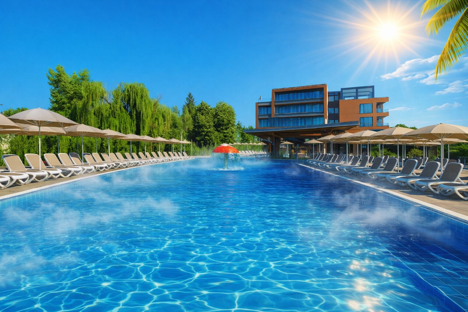 Majoituspaikan julkisivu