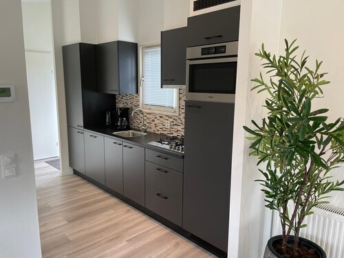 Chalet for 4 people on a water feature