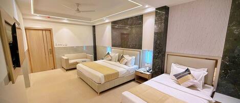 패밀리룸 | 객실 내 금고, 다리미/다리미판, 무료 WiFi, 침대 시트