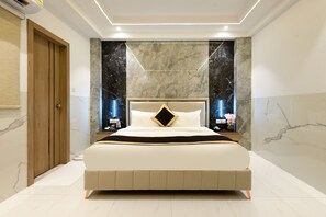 豪華單人房 | 客房內保險箱、熨斗/熨衣板、免費無線上網、床單