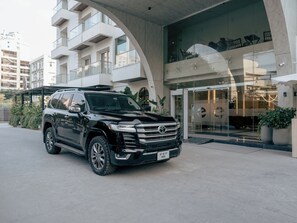 Overnatningsstedets indgangsparti