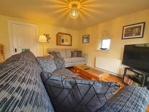 Smart TV, DVD player, books