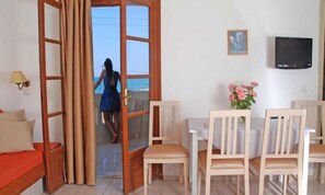 Apartment, Sea View | 1 bedroom, iron/ironing board, travel cot, free WiFi - John Mary Apartments by Estia (Hersonissos)