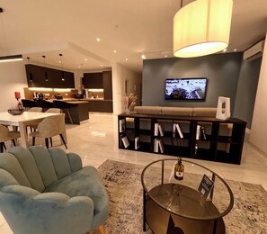 Interior - Modern Apartment in St. Julian's Malta, with Breathtaking Views of Spinola Bay (San Ġiljan)