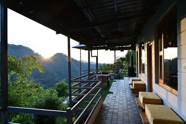 Vue depuis le balcon