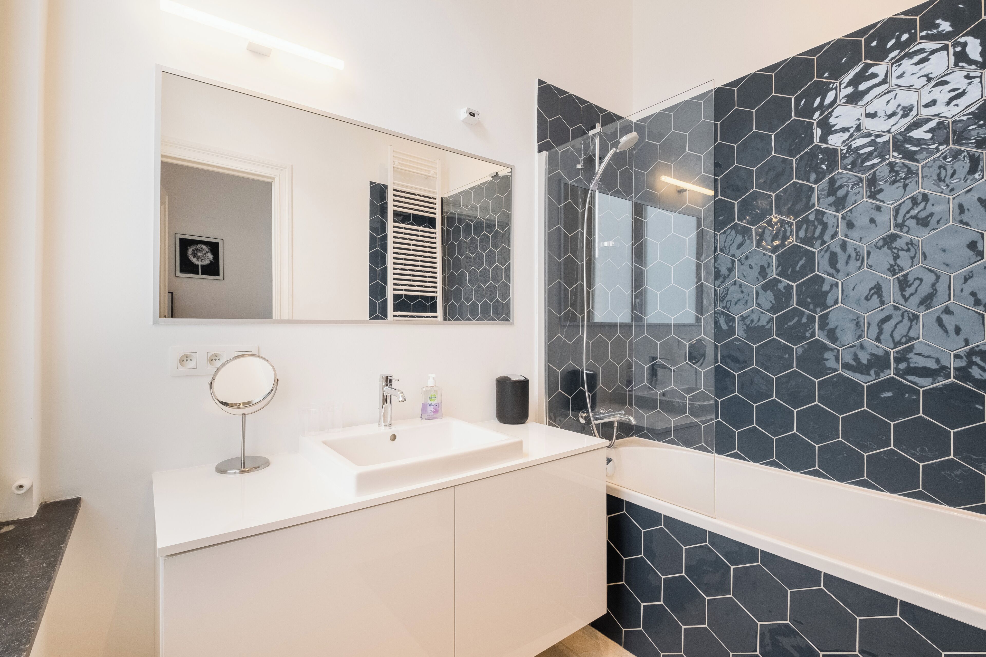 Appartement, 1 slaapkamer, balkon, uitzicht op tuin | Badkamer